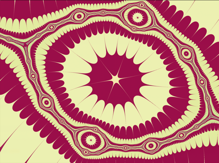 Fractal created with Halley&rsquo;s method