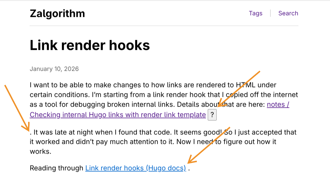 An info button before it&rsquo;s been clicked