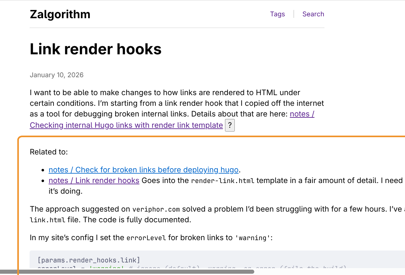 An info button after it&rsquo;s been clicked