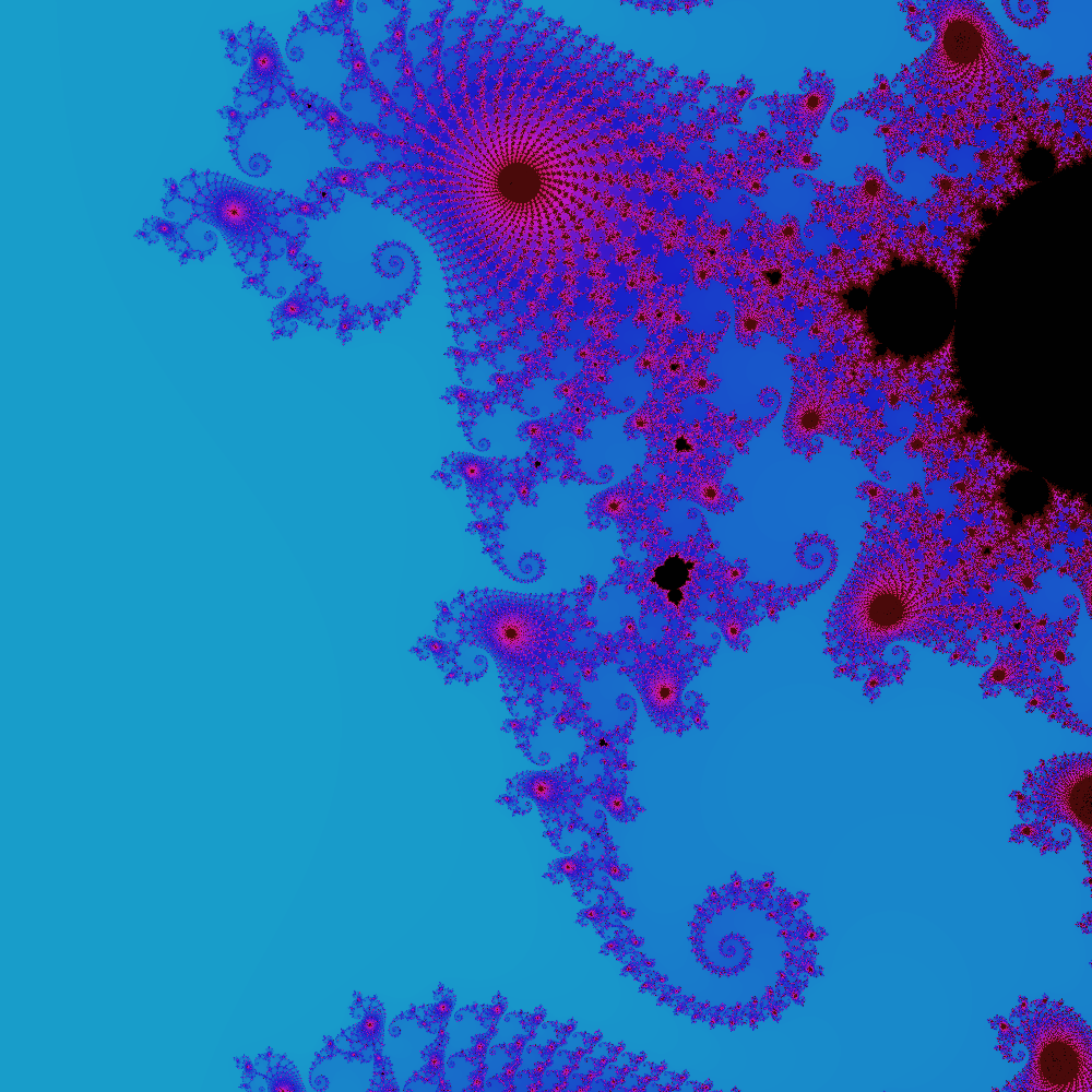 Mandelbrot seahorse more zoom