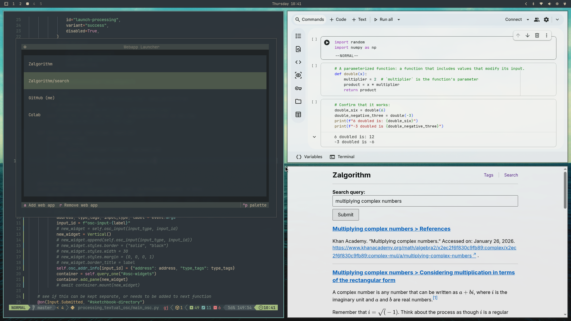 Webapp Launcher: launch webapps
